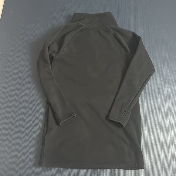 Athleta Black Side Zip Dress, Medium, Sweatshirt Dresss - Picture 6 of 7